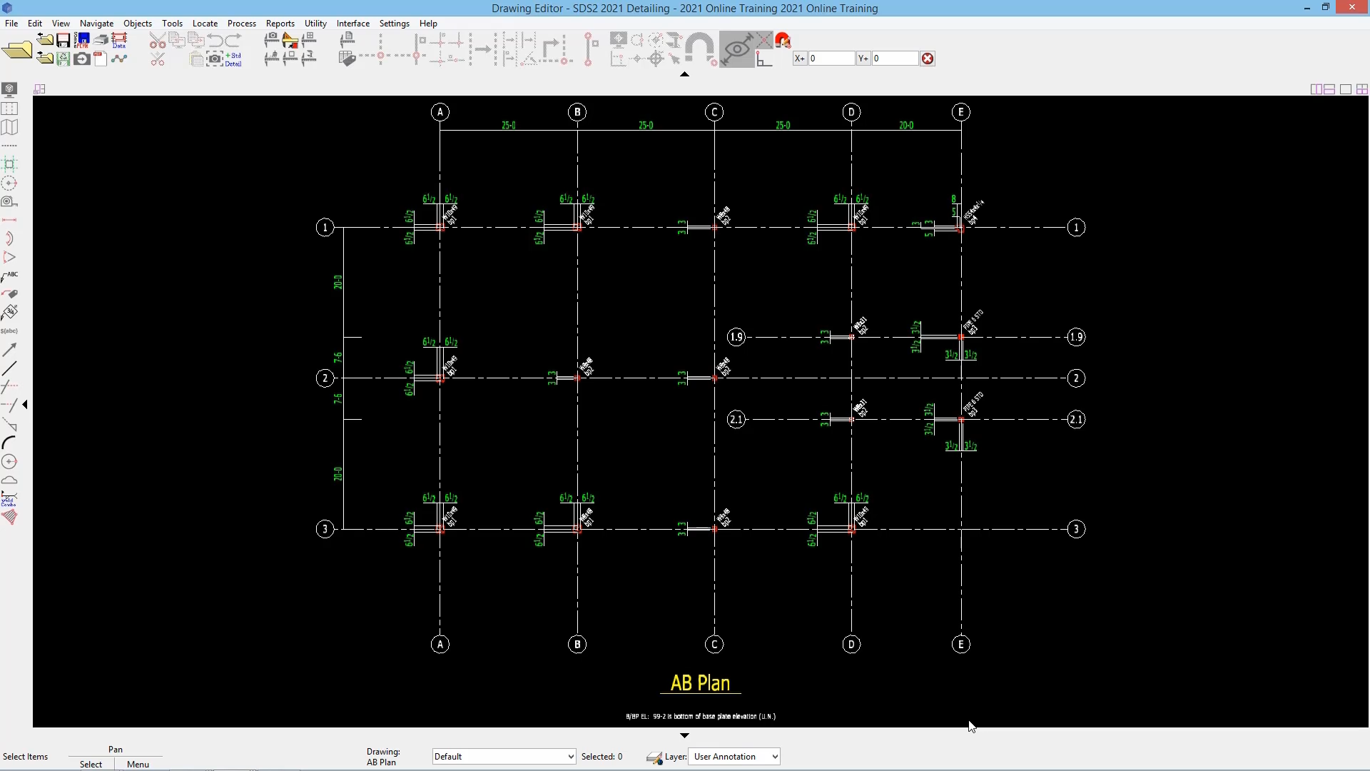 SDS2 2021 Getting Started: Open Erection View Drawings