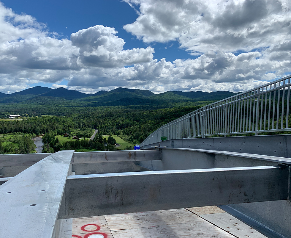 Lake Placid Olympic Ski Jump Complex, project detailed by KMA Steel and fabricated by Jeffords Steel and Engineering