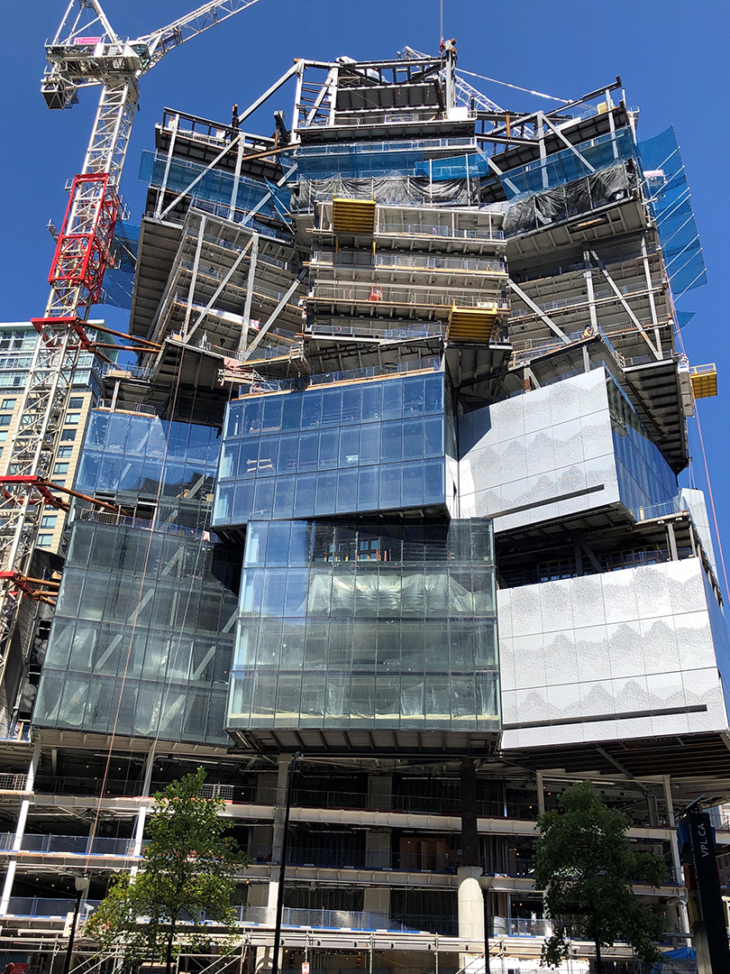 Deloitte Summit construction progress. Image courtesy of SDS2 Customer Supermetal Structures, Inc. 
